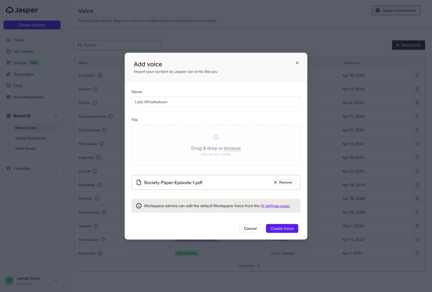 The form with one PDF attached and a remove button, and no option to add another source.